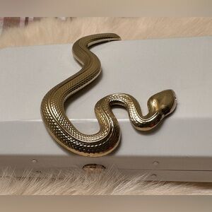 EUC Killians Clutch/Trinket Box -Gold Snake
